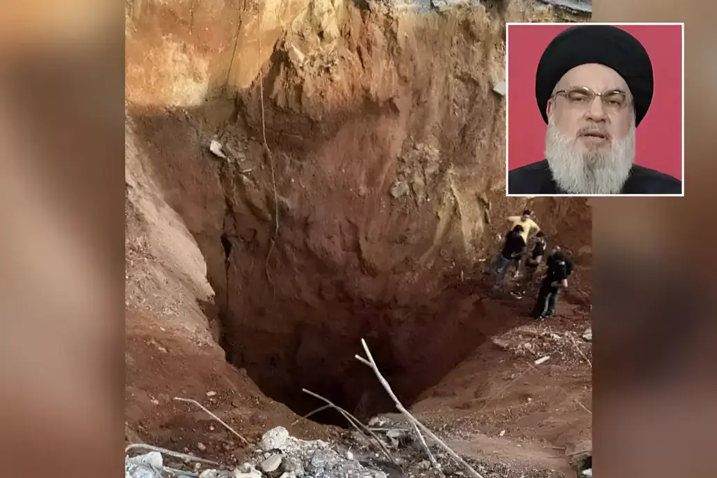 Crater in Beirut’s Dahieh after Israeli airstrike that killed Hezbollah leader Hassan Nasrallah